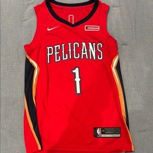Red Pelicans Basketball Jersey